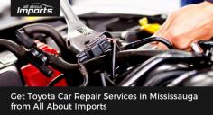 Looking for satisfactory Toyota car repair services in Mississauga? Engage with All About Imports. We have the experience and equipment to handle the most complex repair. 