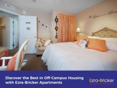 At Ezra-Bricker Apartments, we are raising the bar for off-campus housing in Waterloo by providing premium rentals at the best prices. We provide exceptional value with a convenient location, clean and comfortable living space as well as a variety of amenities.