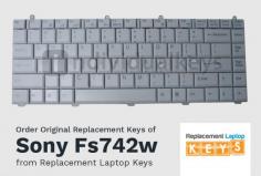 Get in touch with Replacement Laptop Keys for getting the quality replacement keys of Sony Fs742w at just $4.95 or less. All of our keys are original from keyboard manufacturer that provide perfect fit and finish to your laptop. 