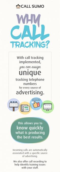 Call Sumo call tracking software integrates with Google analytics, salesforce or your preferred platform. It will track the source of your incoming calls and help in the effective analysis of your marketing campaigns. 