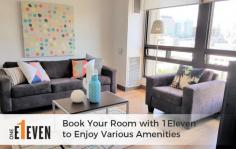 1Eleven is the only housing in Ottawa that's close to campus and fully-furnished as well as equipped with various amenities including a gym, study lounge, communal kitchen, parking, laundry facility, 24 hr staff support and more. Visit us now & reserve your place! 