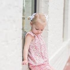The garments of Little Threads Inc are made with the finest fabrics, including Liberty of London fabrics, the craftsmanship is top of the line and this is perfect outfit for your little ones.  https://www.littlethreadsinc.com/