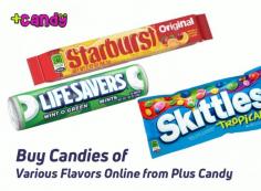 Get in touch with Plus Candy to order sweet candies online of different flavors like caramel, chocolate, ginger, fruity, honey, peanut butter, coconut, coffee & tea and many more. 