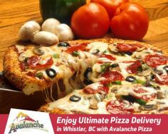 Avalanche Pizza is the best choice for pizza lovers to satisfy their craving for Italian cuisine. Use our online form or call us at 604.932.3131 to place your order, we only deliver our items in the Whistler, BC, Canada area. 