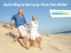 Osteoarthritis is a problem that mostly develops in joints, hips, knees, neck or hand joints, which cause stiffness in the joints. If you also have the same problem, then try Monovisc. With its single injection, you will see various benefits like better knee movement, pain reduction etc. https://monovisc.com.au/