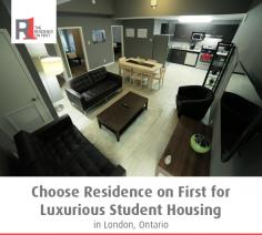 For comfortable and affordable student housing near Fanshawe College, get in touch with Residence on First. Here, we fulfill all the basic needs that students may have, like a gym, state-of-the-art theatre, laundry and more.