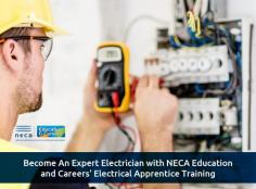 Want to become an expert electrician? You must be undergone with complete electrical apprenticeship, which includes on-the-job and off-the-job education, training and workplace experience. At NECA Education & Careers, we offer this course with the help of our expert staff. 