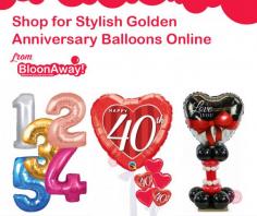 BloonAway provides a lot of beautiful anniversary balloons that you can gift to your special someone on your anniversary day. These balloons are very beautiful and are prepared with more detail than ever by our creative artists to make them perfect for your occasion. 