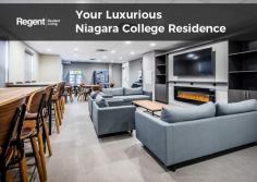 If you are looking for reputable student housing near the Niagara College, Regent Student Living is the right place for you. We offer 3, 4 and 5 bedroom suites featuring a modern interior design with contemporary color schemes & complete furnishings. 