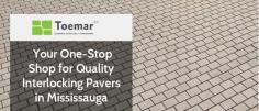Toemar is your one-stop shop to buy the best quality interlocking pavers that are also known as patio stones, garden pavers, interlocking stones. These types of pavers come in various designs to suit your personality & give your home a stunning look.