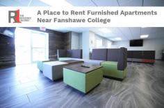 At Residence on First, we provide premium quality student apartments for rent near Fanshawe College, London Ontario. Our building is not only furnished with modern furnishings, but our building is kept totally clean & well maintained, too. 