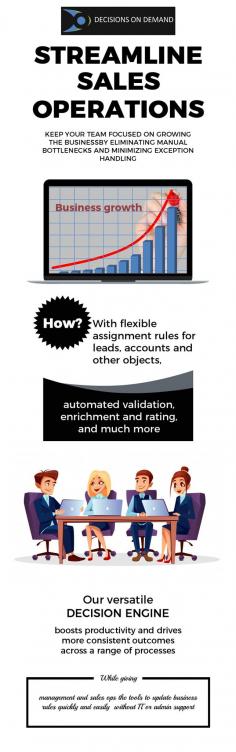 Need to buy a business rule management software for enterprise SaaS application? Look no further than Decisions on Demand. Our cloud-based business rule engine for SaaS is used to automate a wide range of operational decisions regarding your business. 