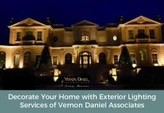 Designing an outdoor with lighting system not only provides family & guests with beautiful garden scenes but also safety & security. At Vernon Daniel Associates, we are the commercial & residential landscaping experts that work with a goal to beautify your garden in no time. 