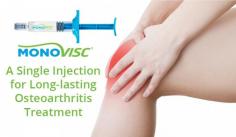 If your knee pain is cruel and no other treatment has provided you relief, Monovisc is the injection you must try to get relief for the treatment of osteoarthritis (OA).