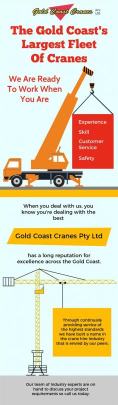 For quality crane hire services, consider hiring a crane from the Gold Coast's number 1 name in crane hire, Gold Coast Cranes Pty Ltd. Our services are competitively priced. Contact us to discuss your project needs.