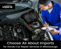 When it comes to Honda car repairs in Mississauga, look no further than All About Imports. We have the latest equipment and expertise to help you prevent your car from expensive repairs. Call now to book your appointment! 