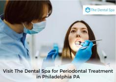 Restore your dental health with The Dental Spa’s effective periodontal treatment in Philadelphia. This treatment will not only help you prevent teeth lose problem, but also protect you from gum disease. 