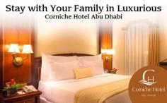 Corniche Hotel Abu Dhabi is a well known hotel in UAE. Here we provide our guests with different dining options that suit their palate. We ensure great food, great service, great ambiance.