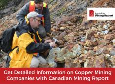 Get comprehensive information on copper stocks, their prices, and mining companies with Canadian Mining Report.