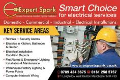 At Expert Spark we work for your convenience and satisfaction and nothing less. Our process of service delivery ensures we give you the best experience with the best Manchester electricians.