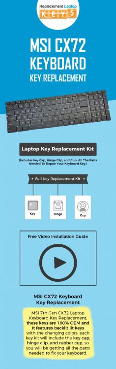 Get genuine replacement keyboard keys online for your laptop from Replacement Laptop Keys. We supply replacement keyboard keys direct from the manufacturers with fast shipping & easy returns.