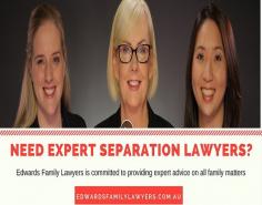Divorce Lawyers North Sydney, Edwards Family Lawyers, specialist advice in all aspects of Marriage and De Facto law. Our experienced Family Lawyers are well versed in the divorce and separation process. Browse our website for more information.