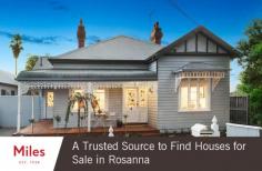 Miles Real Estate is the name you can count on when looking for houses for sale in Rosanna. We have been offering first class real estate services for the last 90 years. For details, call 03 9459 5666.