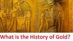 The first firm evidence we have of human interaction with gold occurred in ancient Egypt around 3,000 B.C. Gold played an important role in ancient Egyptian mythology and was prized by pharaohs and temple priests. It was so important, in fact, that the capstones on the Pyramids of Giza were made from solid gold. 
