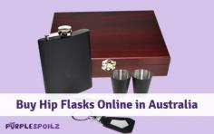 Shop online for the best quality hip flasks online in Australia from PurpleSpoilz. We stock hip flasks in a wide range of color and design options. Order now! 