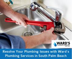 If you are in the search of a trusted plumbing company in South Palm Beach FL, call the plumbers of Ward’s Plumbing Services. We are licensed, insured and have years of experience in fixing plumbing problems with the latest techniques. 