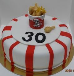 Cake With Kfc made from icing on Cake Central