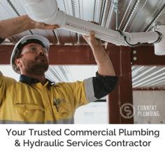 Connekt Plumbing is an Adelaide based hydraulic services contractor with extensive expertise in both commercial construction and property maintenance. Our range of services includes plumbing service & maintenance, commercial & residential hydronic heating solutions, trade waste solutions, and much more.