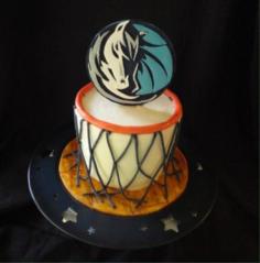 Dallas Mavericks Basketball Cake - CakeCentral.com