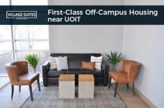 Looking for premium off-campus housing near UOIT? Get in touch with Village Suites Oshawa. We provide a 24-hour fitness centre and yoga room in each of our suites to help you stay fit.