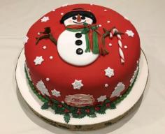 Snowman Christmas Cake 2018 on Cake Central