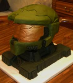 Halo - Master Chief Helmet on Cake Central