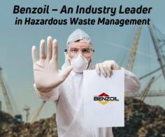 For effective management of hazardous waste and liquid, visit Benzoil. We are the leader in hazardous waste safe treatment with a goal of always extract the most value from waste. 