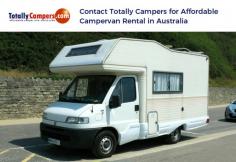 Get well-maintained campervan on cheap rental in Australia from Totally Campers. Ranging from 2 seater to 5 seaters, we have quality 4wd campers to make your trip a memorable one.