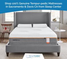 Sleep Center in Sacramento & Davis CA offers the highest quality Tempur-pedic Mattresses at special prices. Made from famed Tempur material that adjusts to your body during the sleep and provides personalized comfort!