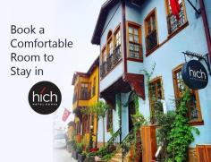 Hich Hotel Konya is located at a walking distance from the Konya Mevlana Museum with 200 years old Turkish architecture. Here, we provide our customers with a unique experience and ethereal view from your luxurious suite.