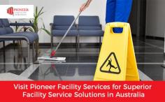 For superior facility services solutions, visit Aaron Dickinson’s Pioneer Facility Services in Australia. We have a business with Australia-wide reach that uses Australia’s leading standards to clean any site in no time. Browse our website for more details! 