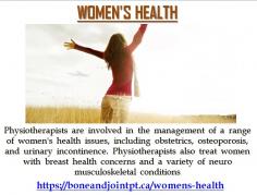 Bone & Joint Inc, Physiotherapy Clinic in Red Deer, are always at the the service of providing best and optimum Women Health treatment with all proper facilities.
For more details, please visit at https://boneandjointpt.ca/womens-health