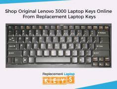 Visit Replacement Laptop Keys to buy 100% genuine keys of Lenovo 3000 Laptop with free video installation guide. All our keys are 100% original that directly come from keyboard manufactures. 
