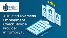 Visit Idu LLC for overseas employment screening services in Tampa, FL. We are a leading company in the USA that has been certified by the Federal Bureau of Investigations (FBI) as an FBI channeling agency. Visit our website for more details!