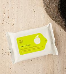 Apple seed cleansing tissue