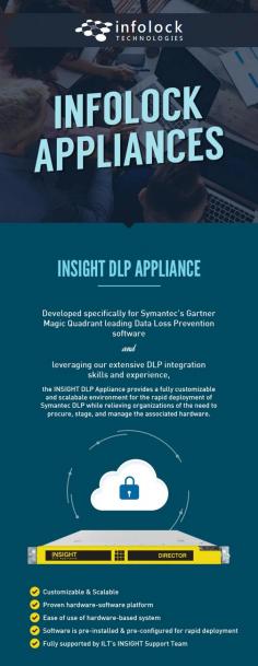 At infoLock Technologies, we provide INSIGHT DLP Appliances that are specifically developed for Symantec’s Gartner Magic Quadrant. These appliances are fully supported by ILT’s INSIGHT Support Team.