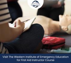 Contact The Western Institute of Emergency Education if you want to take the First Aid Instructor course. By joining our course, the candidate will be introduced to HSF policies, procedures and administrative requirements.