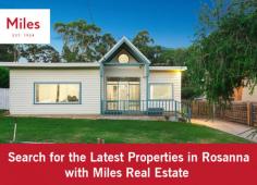 Search for the latest properties to buy or sell in Rosanna with Miles Real Estate. Rosanna is a well-serviced enclave that is peaceful and picturesque.