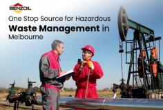 Benzoil is your one-stop source for hazardous waste management in Melbourne. Our goal is to ensure that recyclable materials are processed to be turned into other valuable resources, thus provides hazardous waste management solutions.