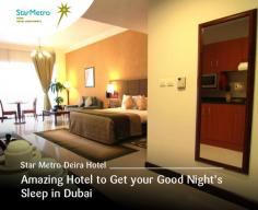 Welcome to Star Metro Deira Hotel in Dubai. We have 168 well-equipped guestrooms and each guestroom features amenities such as private baths. Here you can enjoy free WiFi, large temperature-controlled outdoor swimming pool, sun-bathing area and much more. 
